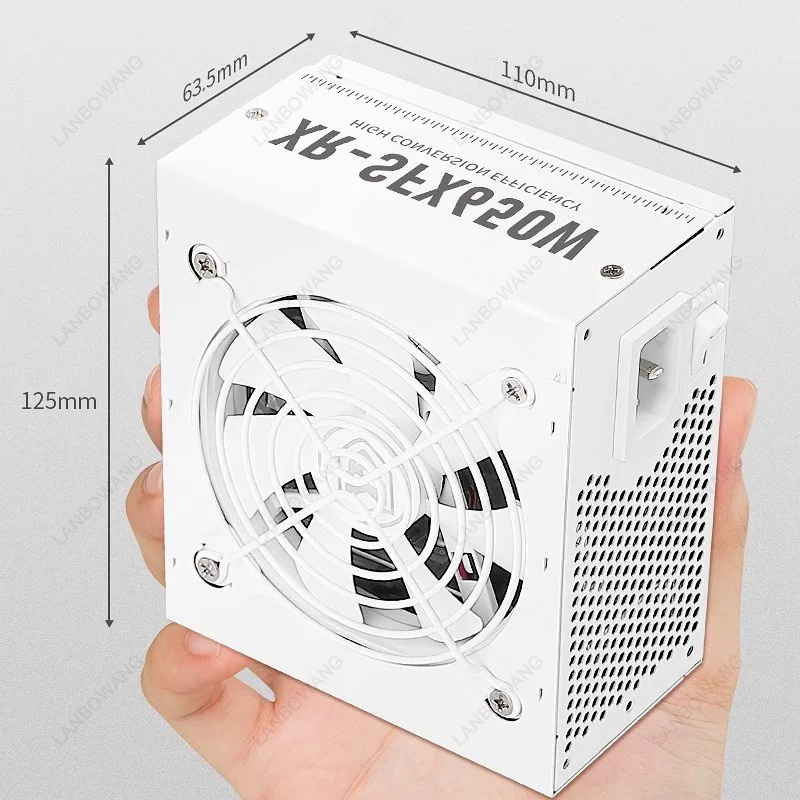 750W Sfx Fully Modular Power Supply - Biały, w pełni modułowy zasilacz SFX